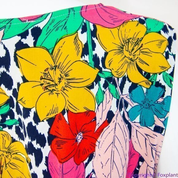 NEW Leota Wild Tropics‎ Justine Sleeveless Faux Wrap Dress, 2X - Picture 12 of 16